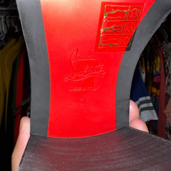 Christian Louboutin Nappa Mad 70 Ankle Boots size 41 - Picture 11 of 13